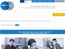 Tablet Screenshot of martectraining.co.uk